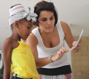  Enrichment program for primary school children at el Museo de Bellas Artes in Havana on Saturday that is in danger of being cut due to lack of teaching staff.